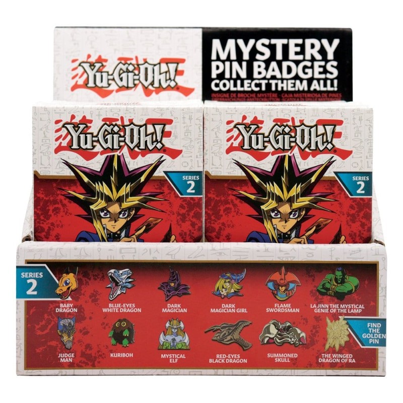 Yu-Gi-Oh! Mystery Pin Badges Volume 2 Blind Box Display (12)