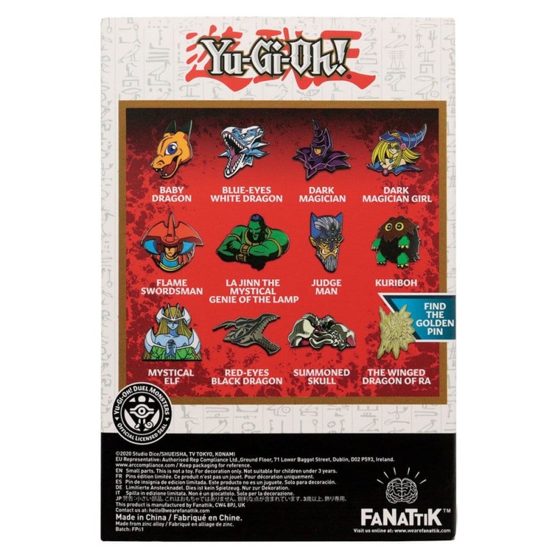 Yu-Gi-Oh! Mystery Pin Badges Volume 2 Blind Box Display (12)