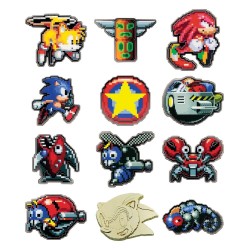 Sonic The Hedgehog Mystery Pin Badges Blind Box Display (12)