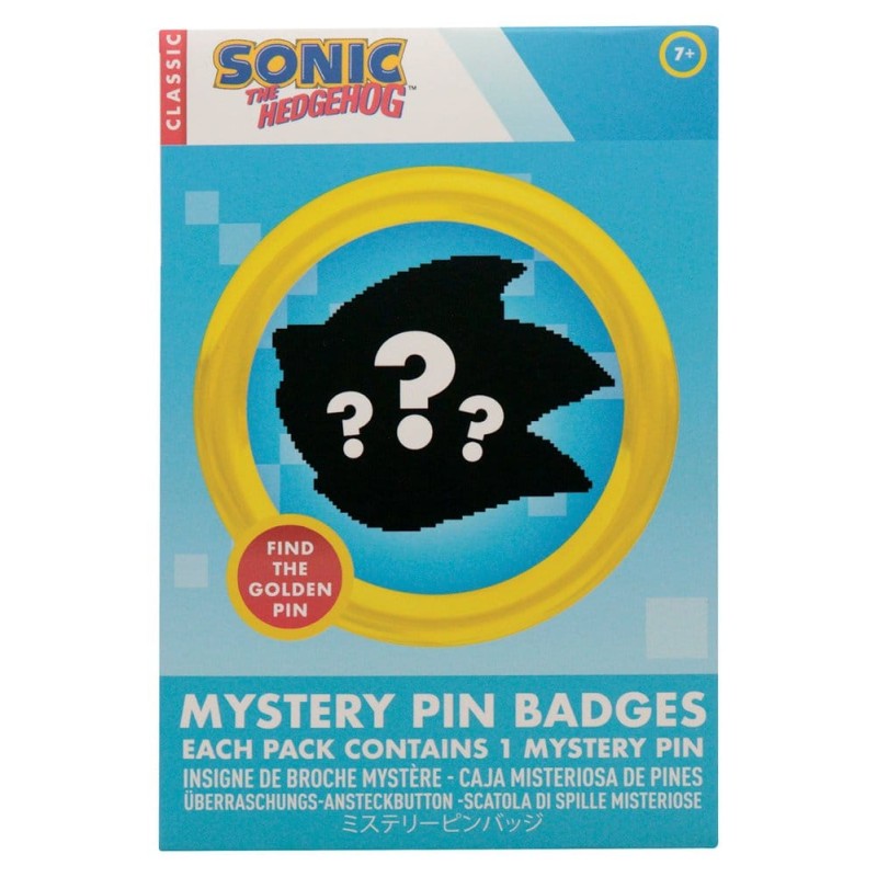 Sonic The Hedgehog présentoir boîte-mystère Mystery Pin's (12)