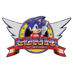 Sonic The Hedgehog pièce de collection Original Logo