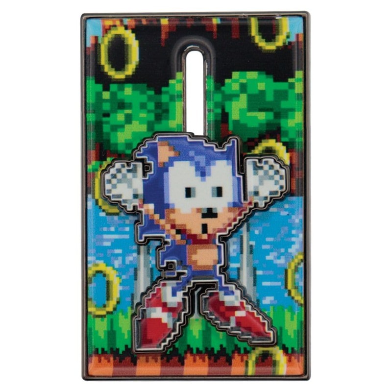Sonic The Hedgehog Pin Badge Moving