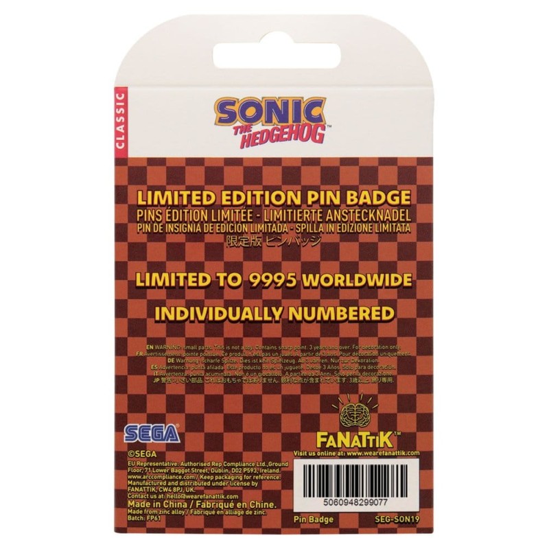 Sonic The Hedgehog Pin Moving