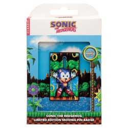 Sonic The Hedgehog Pin Badge Moving