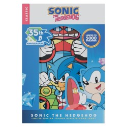 Sonic The Hedgehog Ingot Stained Glass Window Style 60 cm