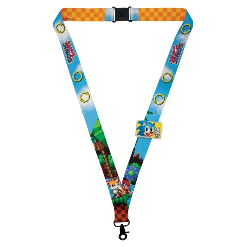 Sonic The Hedgehog Lanyard & Pin Badge Set