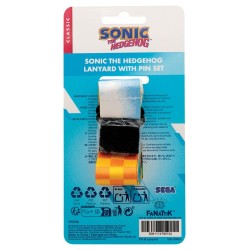 Sonic The Hedgehog Lanyard & Pin Badge Set