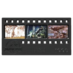Jurassic Park Lingot Metal Film Strip Collectible 12 cm