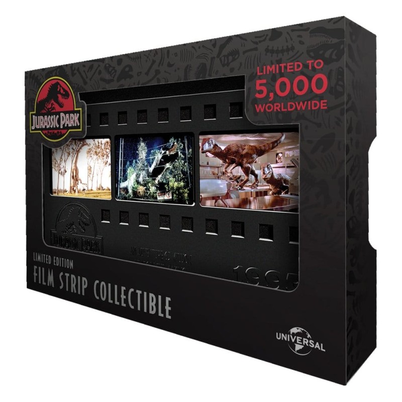 Jurassic Park Ingot Metal Film Strip Collectible 12 cm