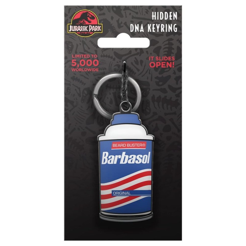 Jurassic Park porte-clés Sliding Barbasol Can