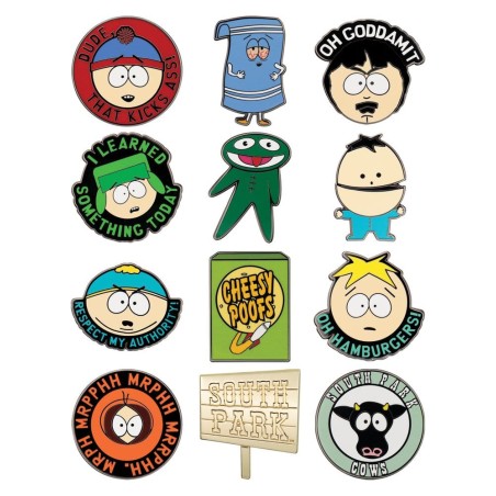 South Park présentoir boîte-mystère Mystery Pin's (12)