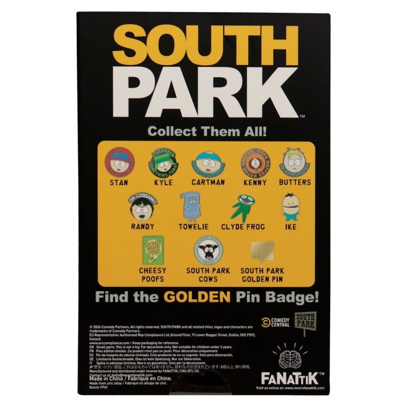 South Park Mystery Pin Badges Display (12)