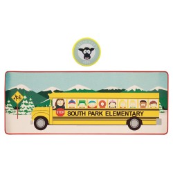 South Park set sous-mains revêtu & sous-verre Elementary School Bus