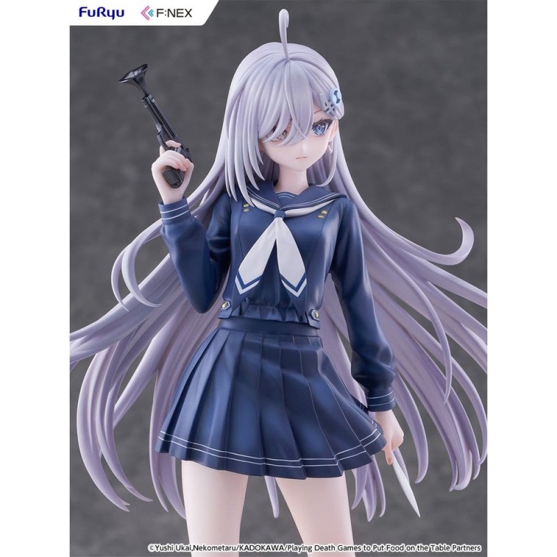 Playing Death Games to Put Food on the Table figurine PVC 1/7 Yuki School Uniform Ver. 24 cm