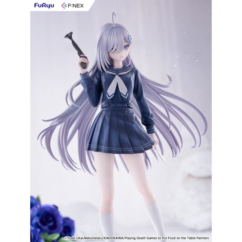 Playing Death Games to Put Food on the Table figurine PVC 1/7 Yuki School Uniform Ver. 24 cm