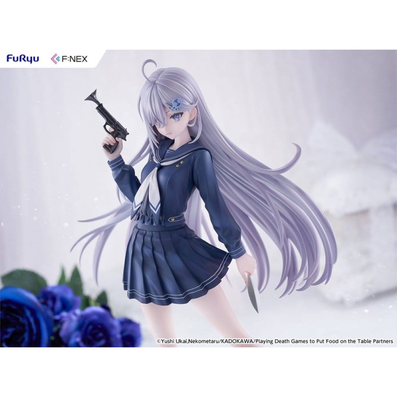 Playing Death Games to Put Food on the Table figurine PVC 1/7 Yuki School Uniform Ver. 24 cm