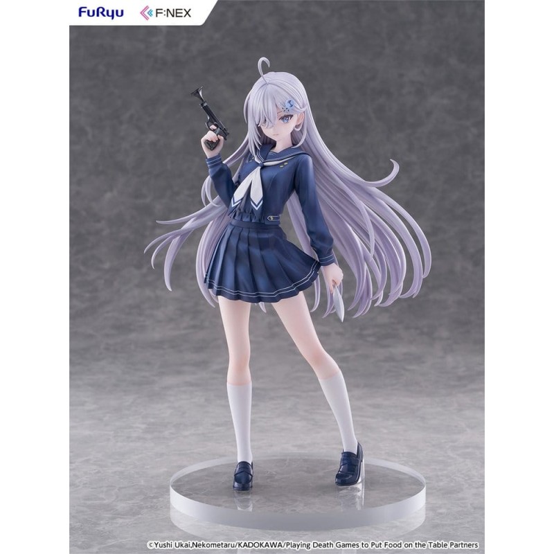 Playing Death Games to Put Food on the Table figurine PVC 1/7 Yuki School Uniform Ver. 24 cm