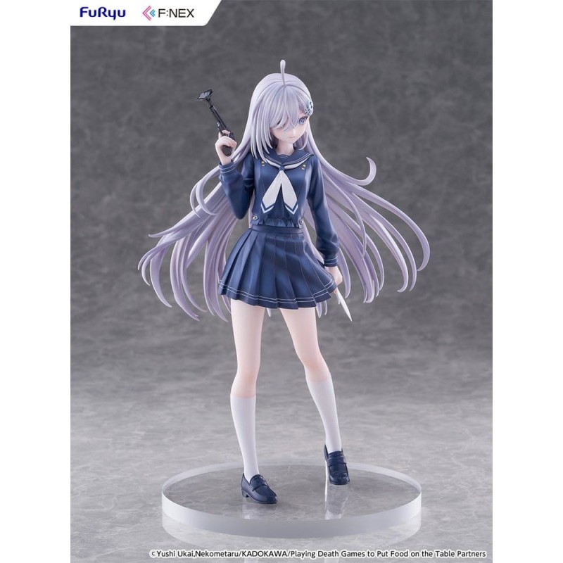 Playing Death Games to Put Food on the Table figurine PVC 1/7 Yuki School Uniform Ver. 24 cm