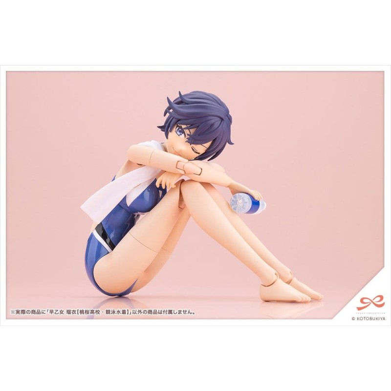 Sousaishojoteien Plastic Model Kit 1/10 Rui Saotome Touou High School Competitive Swimsuit 16 cm