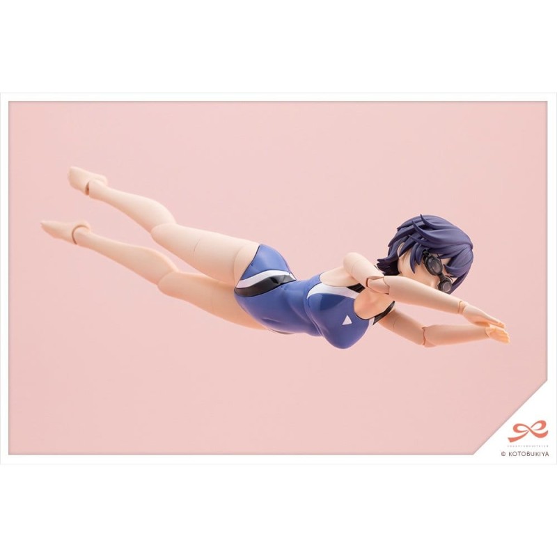 Sousaishojoteien Plastic Model Kit 1/10 Rui Saotome Touou High School Competitive Swimsuit 16 cm