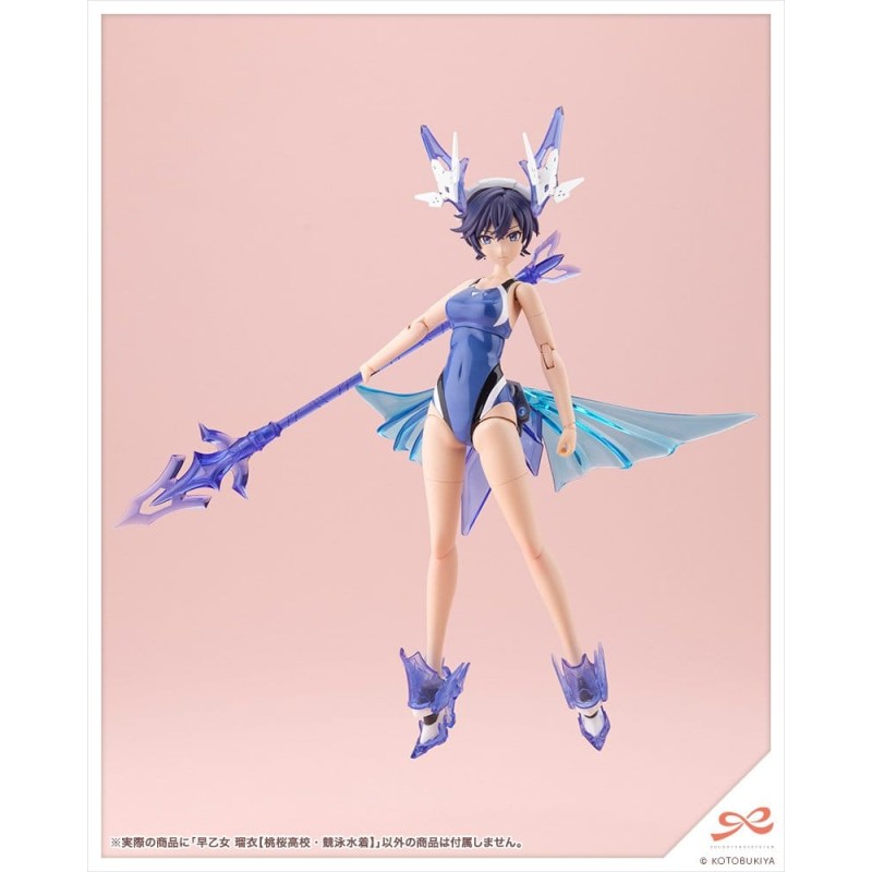 Sousaishojoteien Plastic Model Kit 1/10 Rui Saotome Touou High School Competitive Swimsuit 16 cm