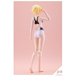 Sousaishojoteien Plastic Model 1/10 Rui Saotome Touou High School Competitive Swimsuit Dreaming Style White Dolphin 16 cm
