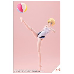 Sousaishojoteien Plastic Model 1/10 Rui Saotome Touou High School Competitive Swimsuit Dreaming Style White Dolphin 16 cm