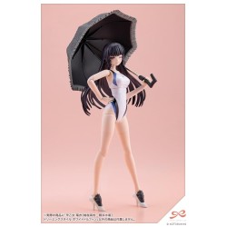 Sousaishojoteien Plastic Model Kit 1/10 Rui Saotome Touou High School Competitive Swimsuit Dreaming Style White Dolphin 16 cm