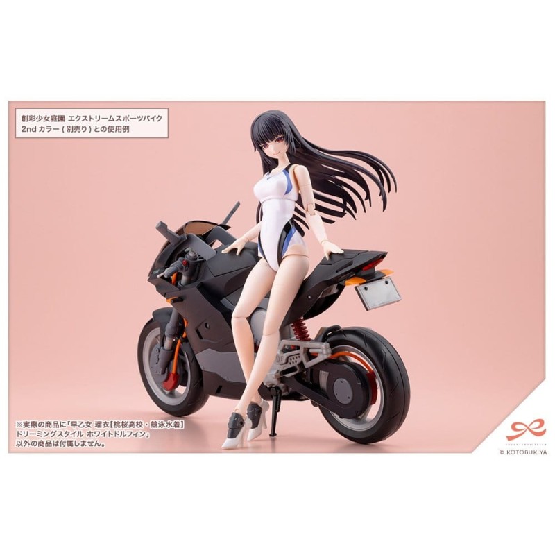 Sousaishojoteien Plastic Model 1/10 Rui Saotome Touou High School Competitive Swimsuit Dreaming Style White Dolphin 16 cm