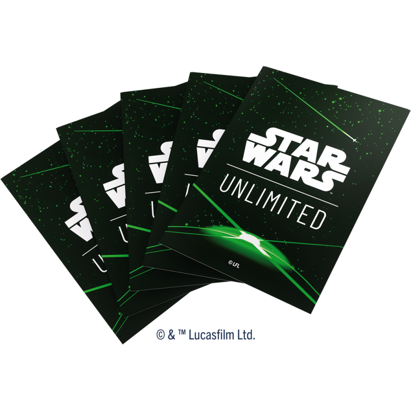 Gamegenic - Star Wars: Unlimited - Art Sleeves - Back Green | 4251715415351