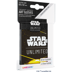 Gamegenic - Star Wars: Unlimited - Art Sleeves - Back Yellow