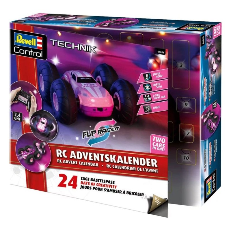 Revell Control Advent Calendar RC Stunt Car Flip Racer 16 cm