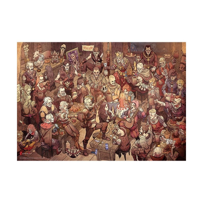 The Witcher puzzle Birthday (1000 pièces)