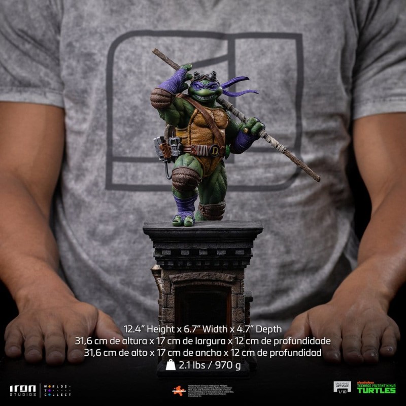Tortues Ninja statuette 1/10 Art Scale Donatello Unleashed 32 cm