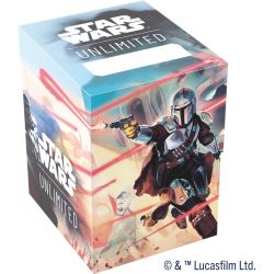 Gamegenic - Star Wars: Unlimited - Zachte krat Deck Box - Mandalorian/Moff Gideon