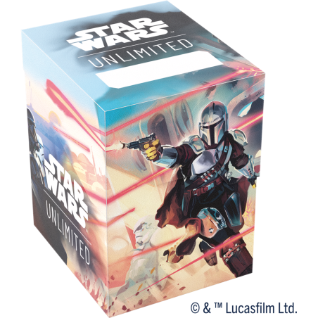 Gamegenic - Star Wars: Unlimited - Soft Crate Deck Box - Mandalorian/Moff Gideon | 4251715415436