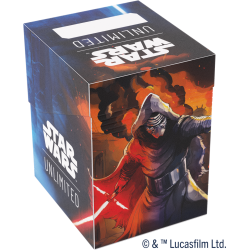 Gamegenic - Star Wars: Unlimited - Dekbox met zachte krat - Rey/Kylo Ren