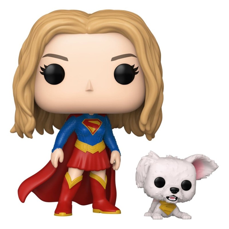 Supergirl (2026) POP! Heroes Vinyl figurine Supergirl with Puppy Krypto 9 cm