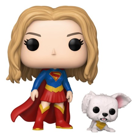 Supergirl (2026) POP! Heroes Vinyl figurine Supergirl with Puppy Krypto 9 cm