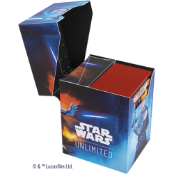 Gamegenic - Star Wars: Unlimited - Soft Crate Deck Box - Rey/Kylo Ren | 4251715415443