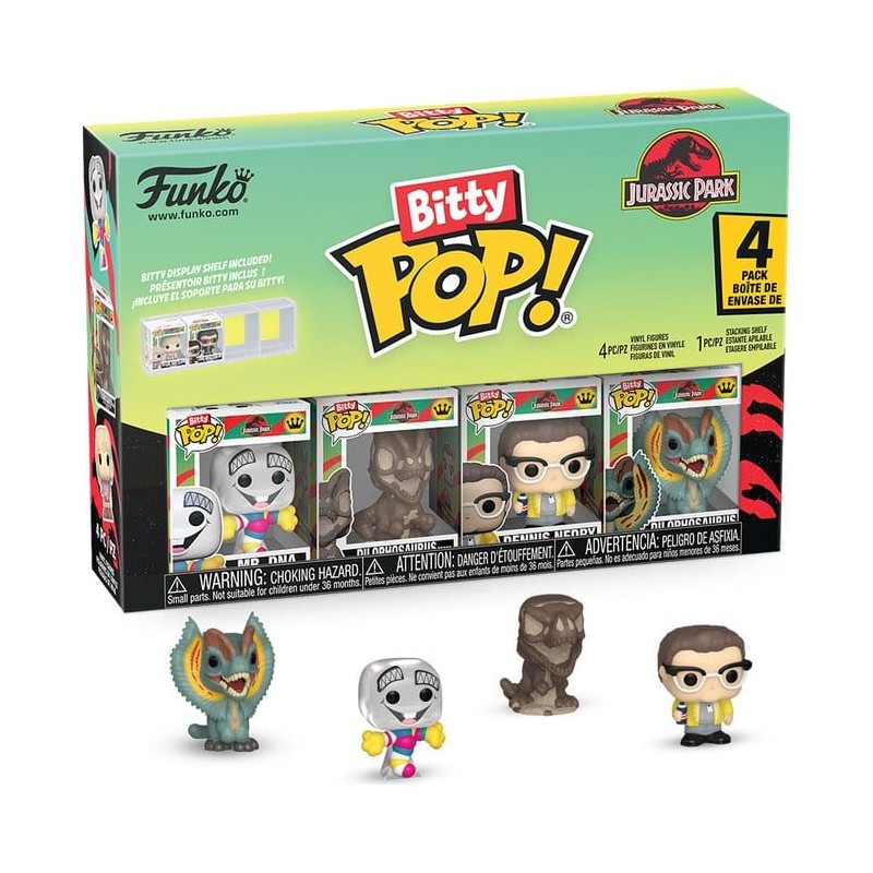 Jurassic Park Bitty POP! Vinyl Figure 4-Pack Mr. DNA 2,5 cm