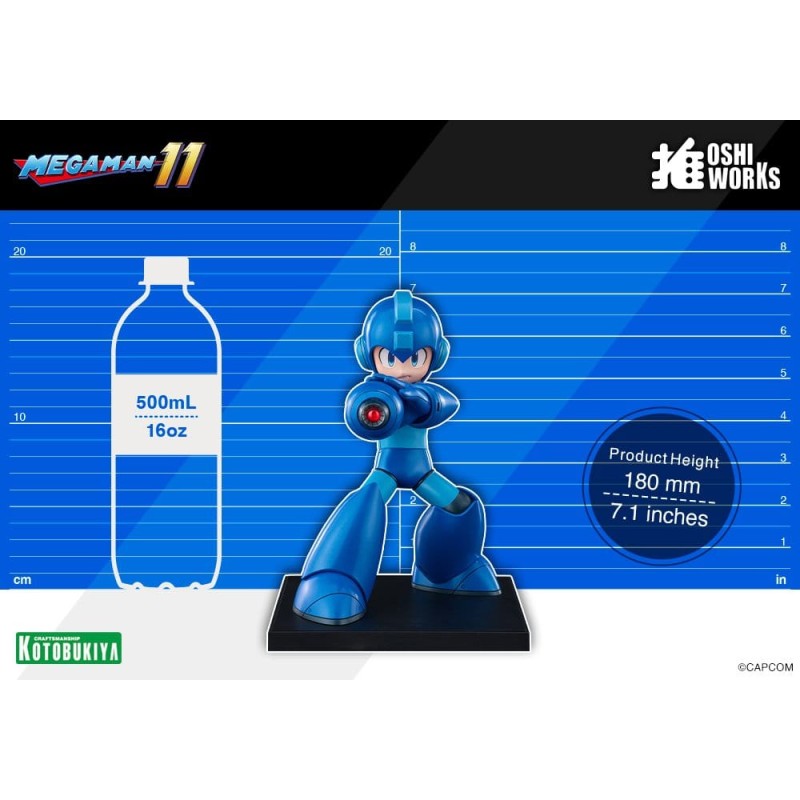 Mega Man Oshi Works PVC Figure Mega Man 18 cm