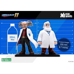 Mega Man Oshi Works PVC Figures 2-Pack Dr. Wily &amp; Dr. Light
