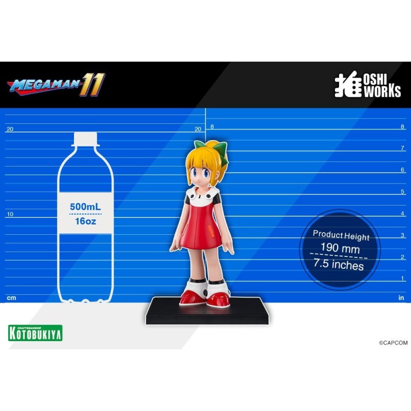 Mega Man Oshi Works PVC Figure Roll 19 cm