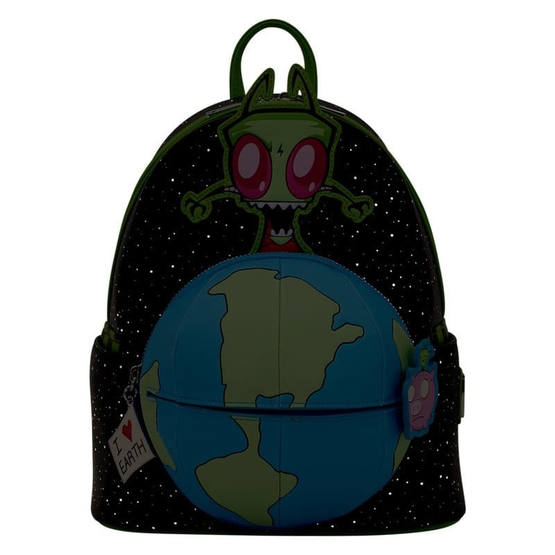 Nickelodeon by Loungefly Mini Backpack Invader Zim Glow