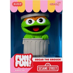1, Rue Sésame figurine Soft Vinyl Fun! Fun! Wave 01 - Oscar the Grouch 18 cm