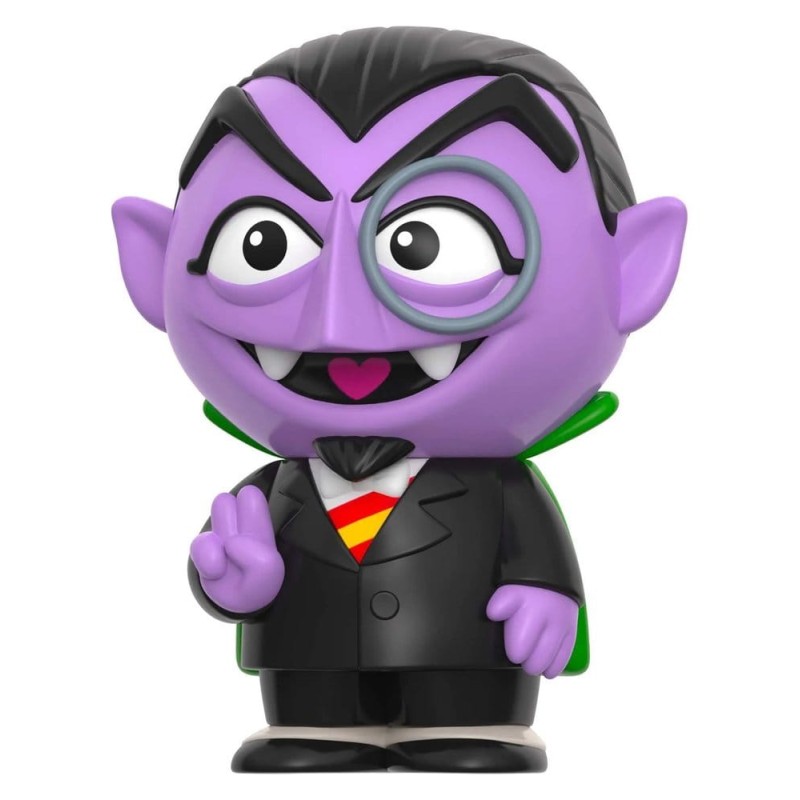 1, Rue Sésame figurine Soft Vinyl Fun! Fun! Wave 01 - Count von Count 18 cm