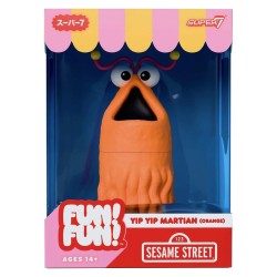 1, Rue Sésame figurine Soft Vinyl Fun! Fun! Yip Yip Martian (Orange) 18 cm