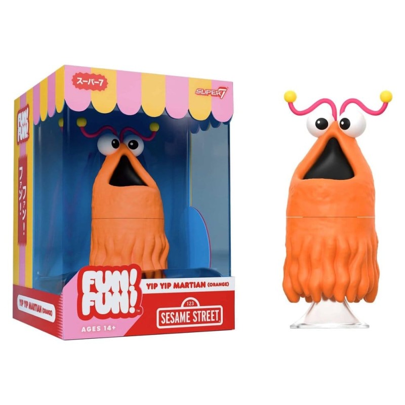 Sesame Street Fun! Fun! Vinyl Action Figure Yip Yip Martian (Orange) 18 cm