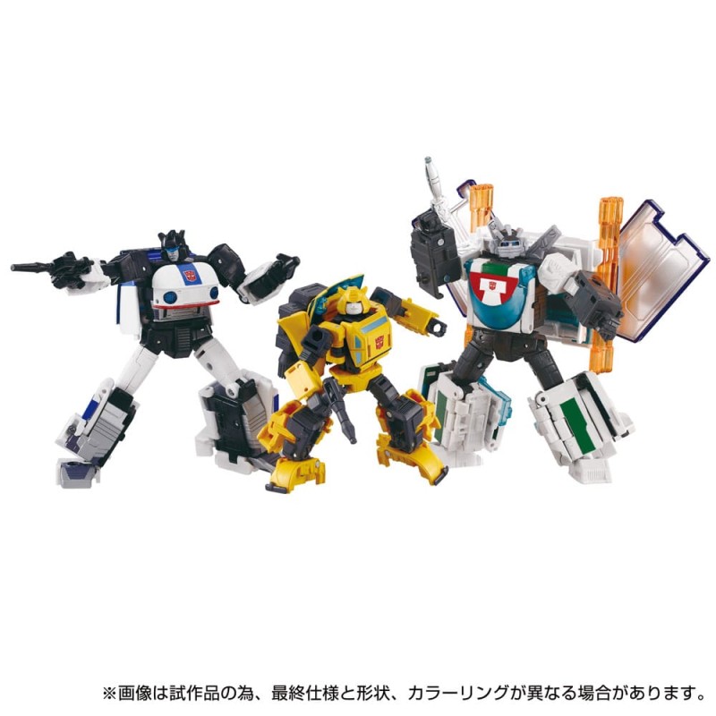 Transformers Dramatic Capture Series pack 3 figurines Cybertron Chase